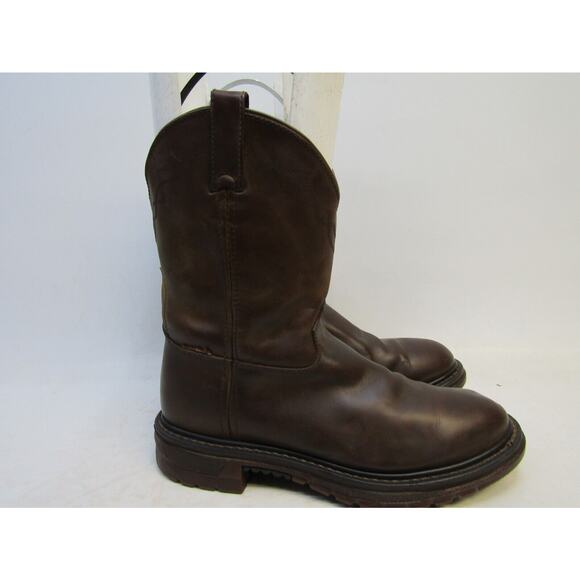 Rocky Mens Size 10.5 M Brown Leather Cowboy Western Boots main image 9